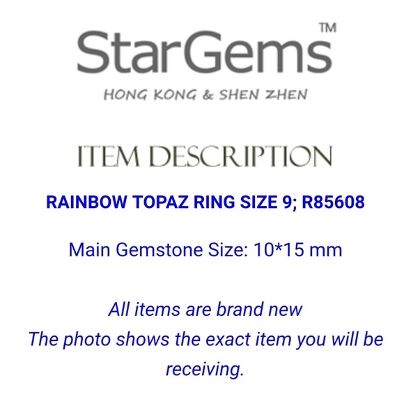 VTG 925 silver Rainbow Ring - Picture 7 of 8